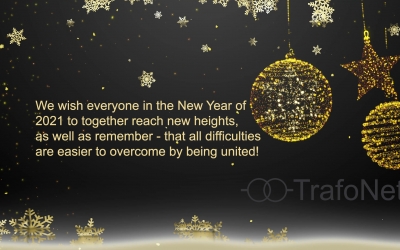 TrafoNet team wishes You Happy and successful New Year!