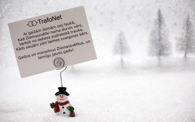 Priecīgus Ziemassvētkus un Laimīgu Jauno gadu, novēl TrafoNet!